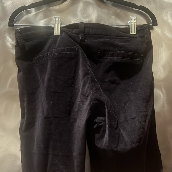 Frame Black Velvet Ankle Flare Pants Sz 27 - Picture 5 of 9